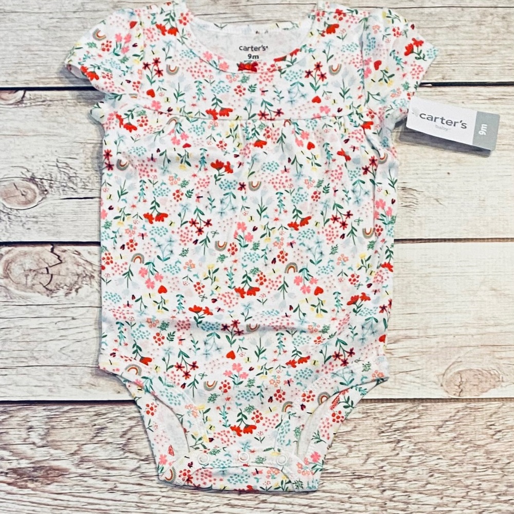 📌🆕 Carter’s • Floral • Bodysuit